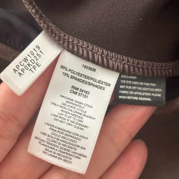 Andrew Marc Chocolate Ankle Pants - Picture 3 of 6